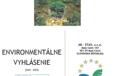 Environmentálne vyhlásenie