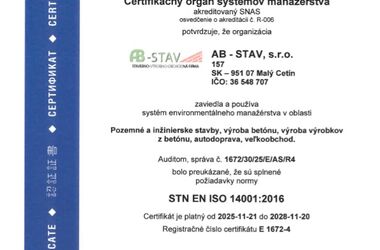 Certifikát 1