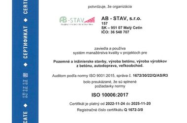 Certifikát 3